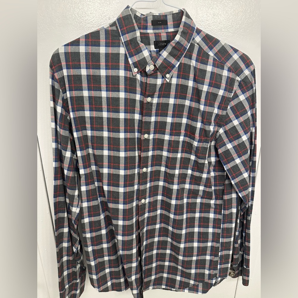 JCrew Men’s Slim L Button Down